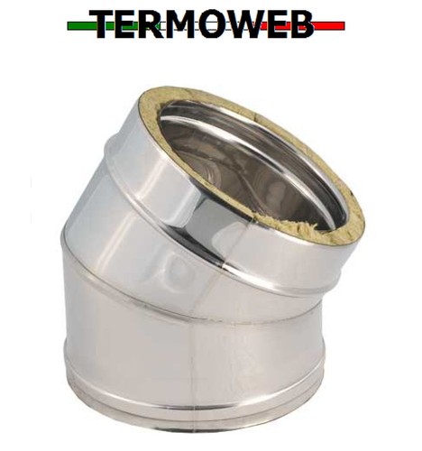 Tubo fumi per stufa pellet - fumi, a