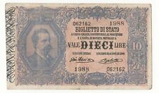 10 LIRE BIGLIETTO DI STATO