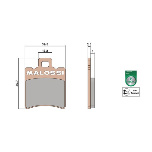 Pastiglie freno malossi brake - pastiglie,