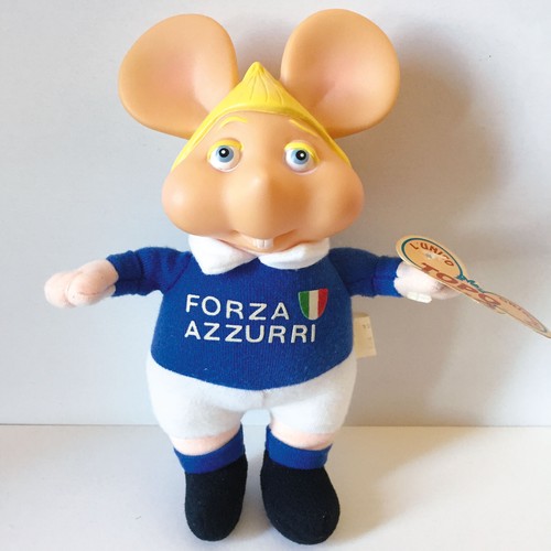 Topo gigio forza azzurri - gigio,