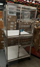 Gabbia per pappagalli doppia