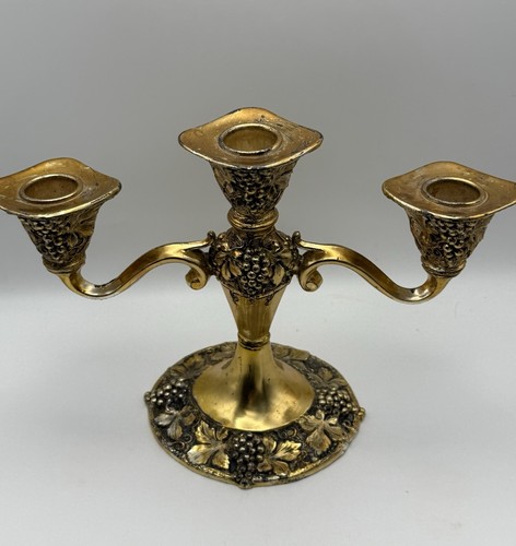 Candelabro vintage placcato