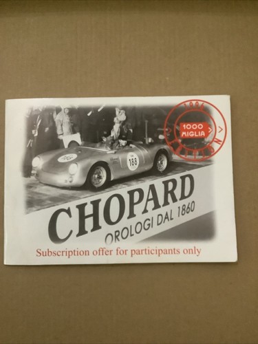 Mille miglia libretto - miglia,