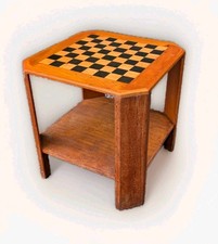 Tavolino scacchi rovere RAF