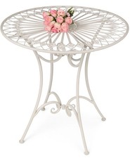 Tavolo da giardino bianco