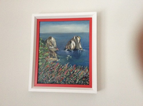 Quadro faraglioni capri - quadro,