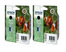 2 x Originali EPSON t026 NERO