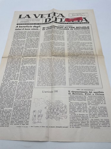 Vetta italia 7 mag 1966 - d'italia,