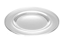 PIATTO IN VETRO TRASPARENTE