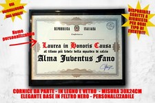 Laurea quadro tifoso calcio squadra sport Alma Juventus Fano