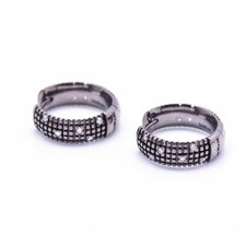 DAMIANI brand earrings in black gold