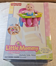 Vintage Fisher Price - Seggiolone bambola Little Mommy - Mattel 2004 nuovo, vedi desc.