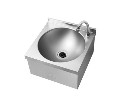 Lavamani acciaio inox comando