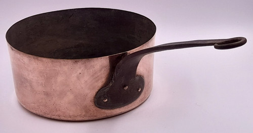 Large vtg french copper tin - french,