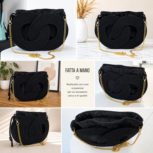 Borsa artigianale fatta mano - artigianale, a