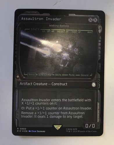 Assaultron invader walking - assaultron,