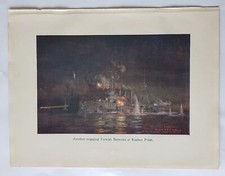 WYLLIE WW1 Original 1918 Naval