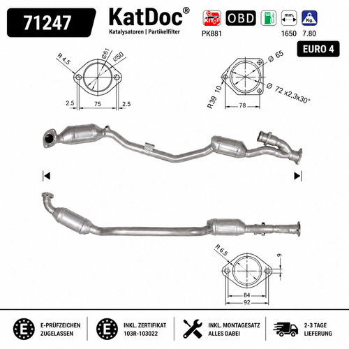 Catalizzatore mercedes - catalizzatore,