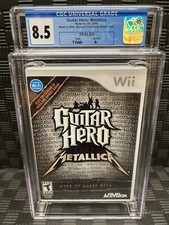 Guitar Hero Metallica (Wii, 2007) Nintendo - Sigillato - Classificato Cgc