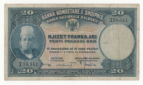 Franchi oro regno italia - 20, d'italia
