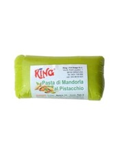 Panetto pasta di mandorla siciliana al pistacchio artigianale King (250 gr)