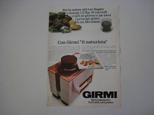 advertising Pubblicità 1978 GIRMI IL NATURISTA