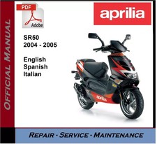 Aprilia SR50 SR 50 Manuale