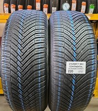 2X PNEUMATICI 4 STAGIONI CONTINENTAL 215/60 R17 96H GOMME USATE 50% RESIDUO 2023