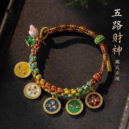 Bracciale cordino tibetano
