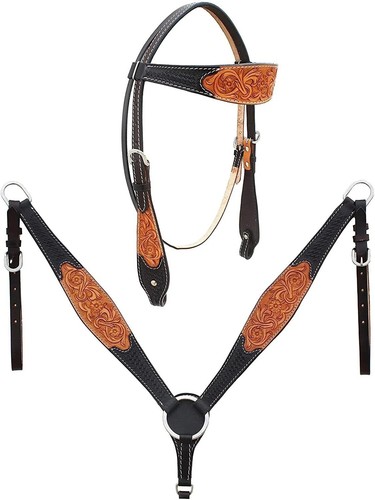 Set western tack pelle - western, con