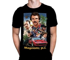Magnum shirt nera - pi,