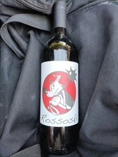 GIORGIO REBUFFI ROSSOSKI GADGET BOTTIGLIA VINO BARBERA LUCCA COMICS PUGACIOFF 