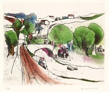 TABUSSO FRANCESCO "VERSO LALANGA - 2005  Acquatinta e vernice molle a 7 colori -