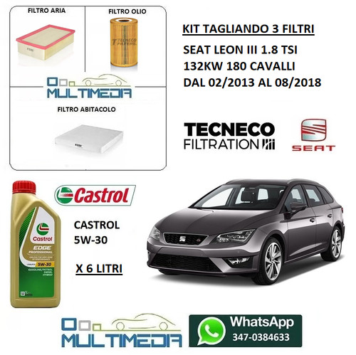 Kit tagliando filtri - kit, olio