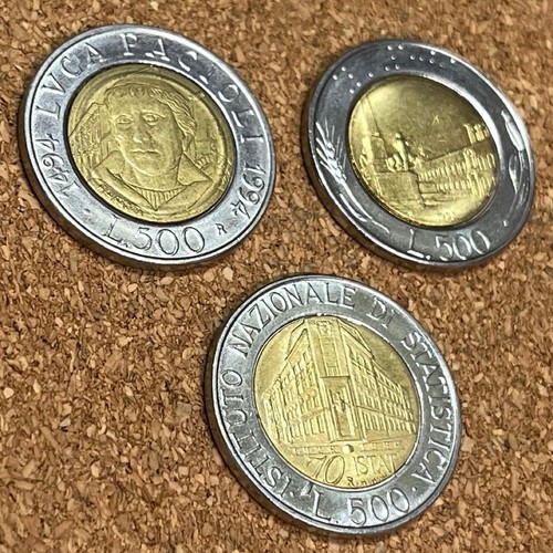 Set monete 500 - , lire