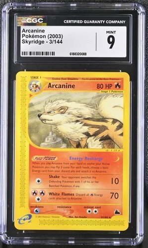 Pokemon 2003 non holo arcanine - pokemon,