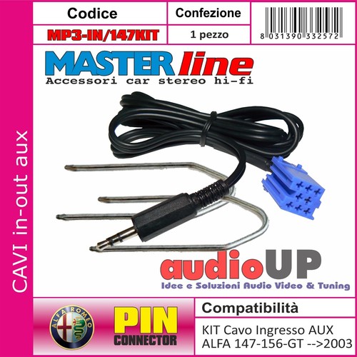 Cavo ingresso aux kit con - cavo,