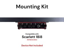 Kit montaggio scrivania per Focusrite Scarlett 18i8 (3a generazione) - Staffe di montaggio sotto scrivania