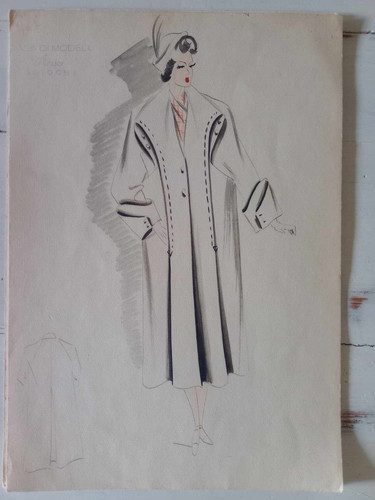 Figurino moda anni - figurino,