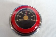 Pulsante clacson con termometro interno per volante Fiat 600 1100 epoca