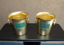 * COPPIA DI SECCHIELLI PUBBLICITARI PER GHIACCIO " ASTORIA - GRANDI SPUMANTI " 