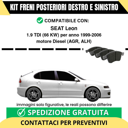 Pastiglie freno posteriori - pastiglie,