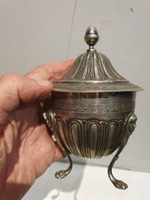 Argento . Antica zuccheiera argento 800