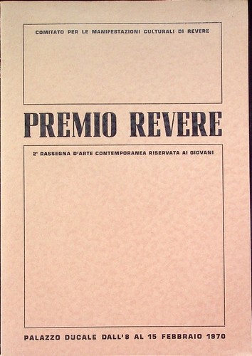 Premio revere rassegna - revere:,