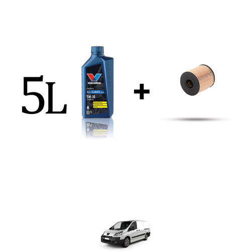Kit filtro olio - 5l, per