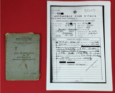 LIBRETTO CIRCOLAZIONE DOCUMENTI ORIGINALI INNOCENTI LAMBRETTA 150 SX 1967 VISURA