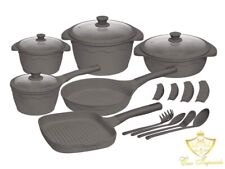 Batteria Di Pentole E Padelle In GRANITO 18 Pezzi