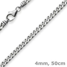 4mm Collana Catena Gourmette