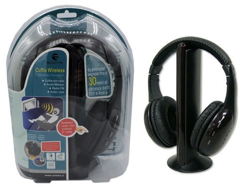 Cuffia cavo wireless - cuffia, e
