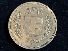 5 franchi Svizzeri 1968 Nickel. Circolante Ed In Buone Condizioni